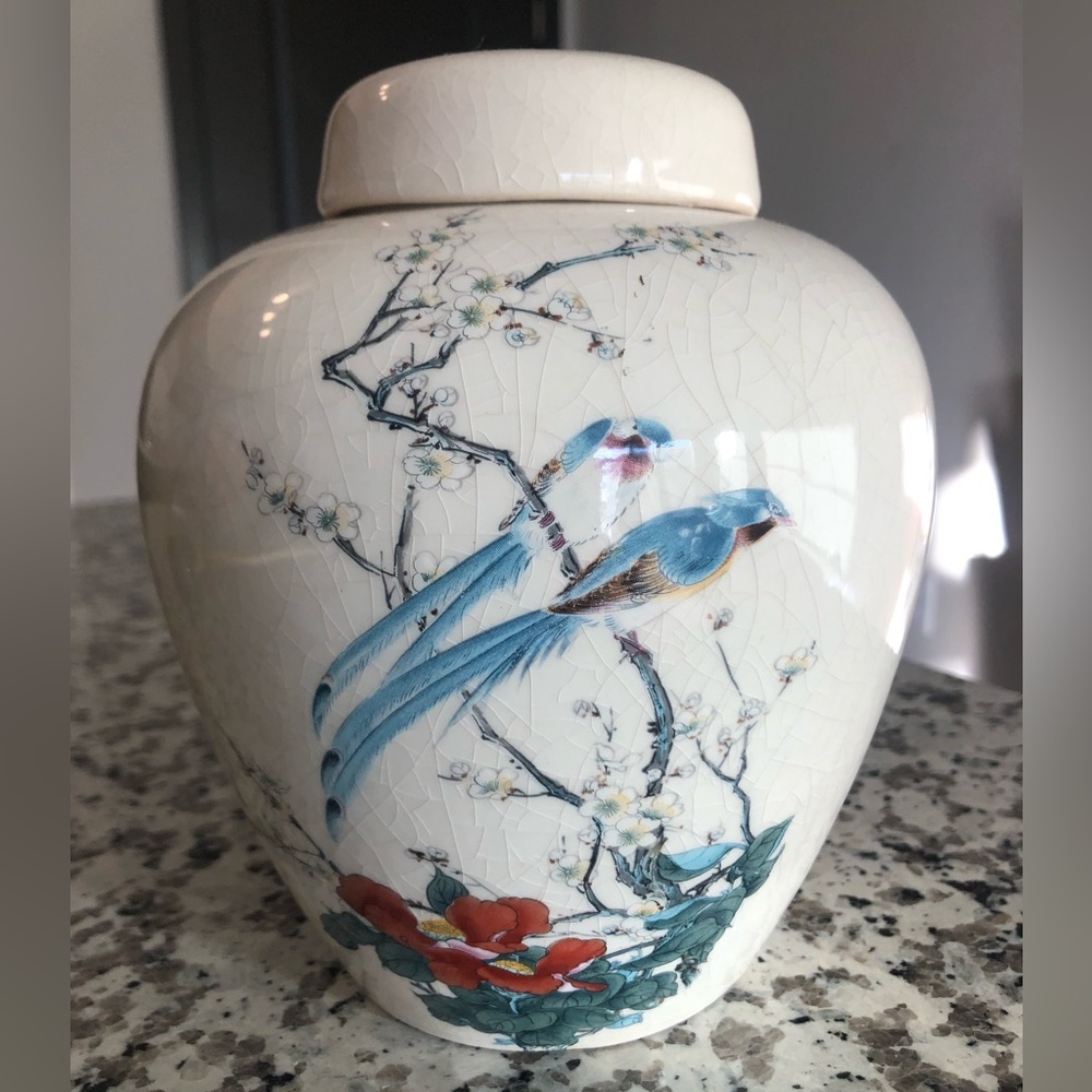 Ginger Jar * Beautiful Ginger Jar * Birds